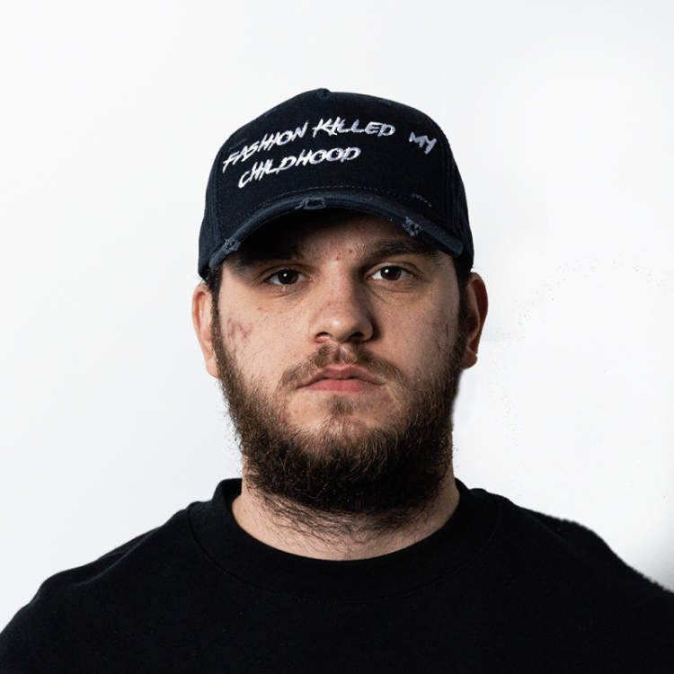 Fashion Killed My Childhood Cap - Black