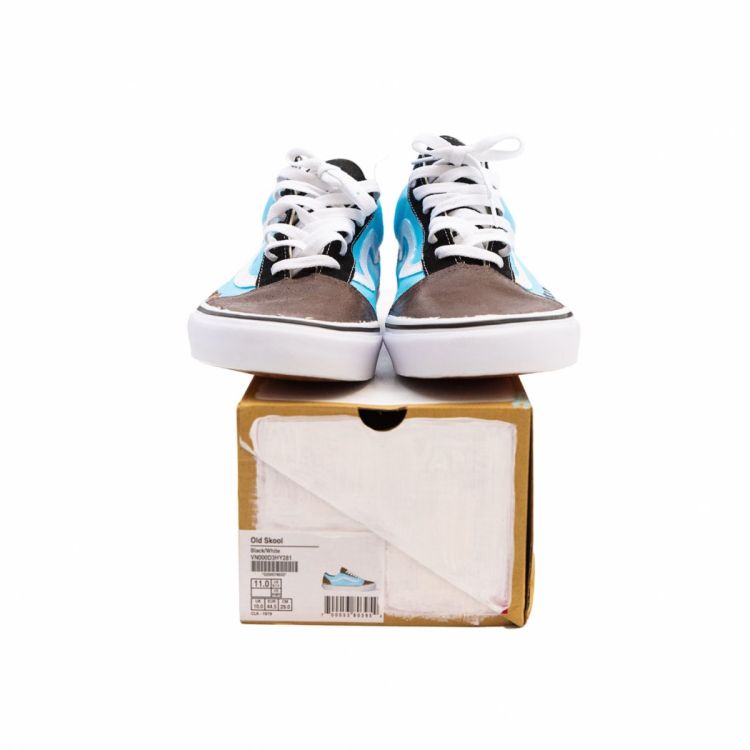Emotional custom shoes (brown/light blue)