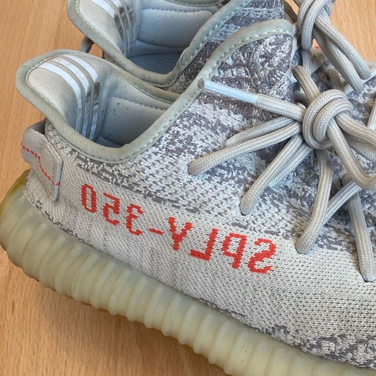 Yeezy 350 V2 blue tint