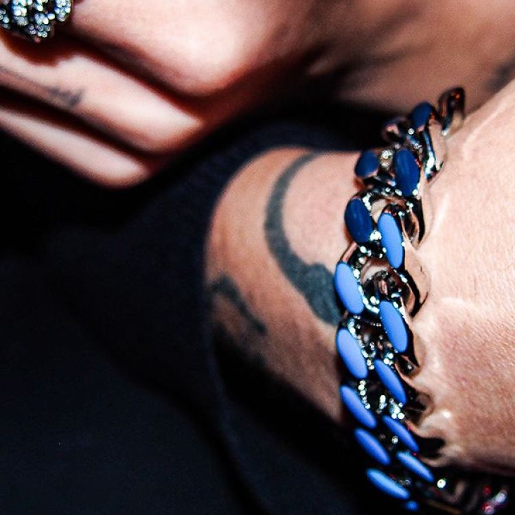 Rainbow Heavy Cuban Bracelet