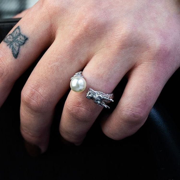 Dragon Pearl Ring