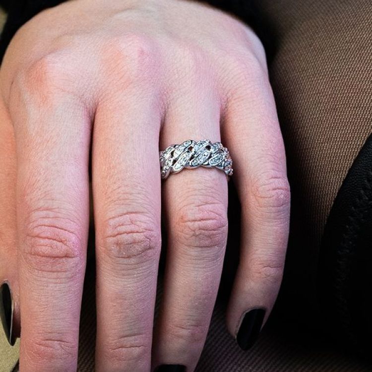Weavy Zircon Ring